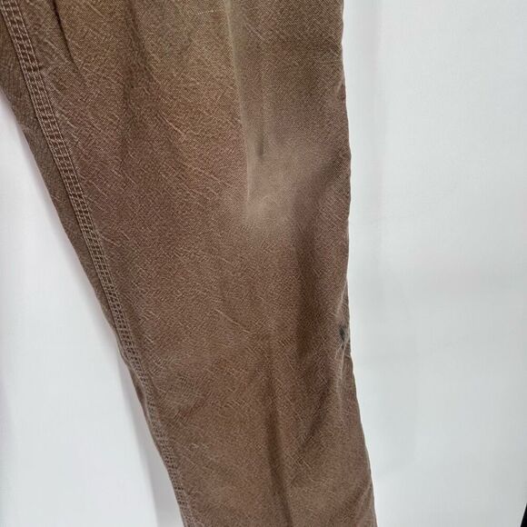 Carhartt Men’s FR jeans Cargo 36 x 32 Tan Brown Worn Electrical Construction - Picture 8 of 13